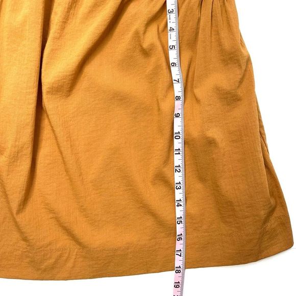 Evereve Shane One Shoulder Top Burnt Gold Size Large - Picture 12 of 12